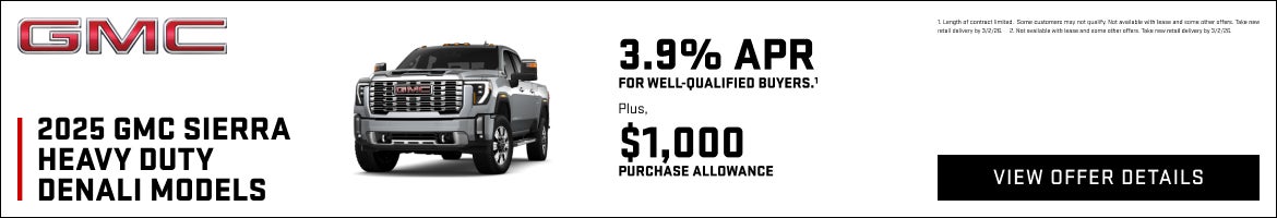 3.9% APR for well-qualified buyers.1

Plus, $1,000 PURCHASE ALLOWANCE.2